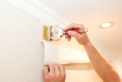 Pose de papier peint à Boursonne — revêtements muraux et toiles de verre